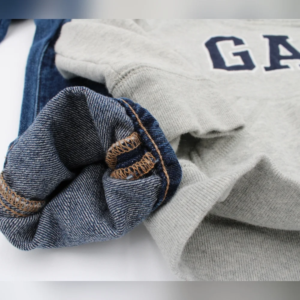 GAP Kids Size 4 Outfit – Slim Jeans & Matching Hoodie - Picture 4 of 5